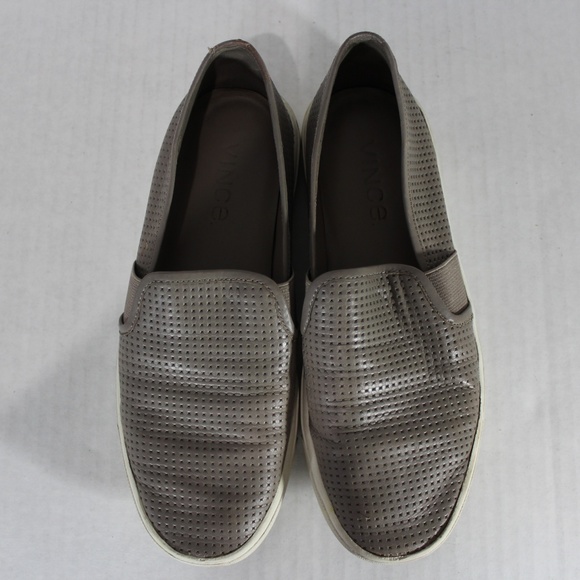 Vince Blair Perforated Sneakers Womens 5.5 A321 - Picture 2 of 8